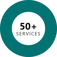 50+ services